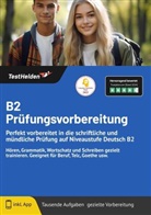 Tom Wenk, Tom Wenk, eHEROES GmbH, eHEROES GmbH - B2 Prüfungsvorbereitung - Perfekt vorbereitet in die schriftliche und mündliche Prüfung auf Niveaustufe Deutsch B2 I Hören, Grammatik, Wortschatz und Schreiben gezielt trainieren. Geeignet für Beruf, Telc, Goethe usw.
