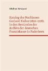 Michael Knüppel - Katalog des Nachlasses Gerhard Huber (1896-1978)