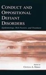 Cecilia A. Essau, Cecilia A Essau, Cecilia A. Essau, Essau Cecilia A. - Conduct and Oppositional Defiant Disorders