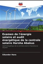 Sikander Hans - Examen de l'énergie solaire et audit énergétique de la centrale solaire Harsha Abakus