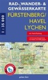 Lutz Gebhardt - Rad-, Wander- und Gewässerkarte Fürstenberg/Havel, Lychen