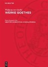 Wolfgang Von Goethe, Ernst Grumach - Wolfgang von Goethe: Werke Goethes: West-Östlicher Divan, 3. Paralipomena