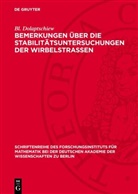 Bl. Dolaptschiew - Bemerkungen über die Stabilitätsuntersuchungen der Wirbelstrassen