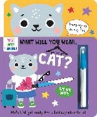 Katie Button, Button Katie, Robin Baines - What Will You Wear, Cat? A magic water painting book about going on holiday!