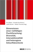 Arne Böker, Judith Bucher, Annette Korntheuer, Ste Thomas, Stefan Thomas - Dimensionen einer vielfältigen Fluchtforschung: Diversität, Intersektionalität und heterogene Ankunftskontexte