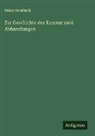 Franz Overbeck - Zur Geschichte des Kanons: zwei Abhandlungen