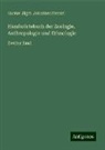 Johannes Frenzel, Gustav Jäger - Handwörtebuch der Zoologie, Anthropologie und Ethnologie