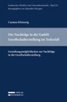 Carmen Kleinszig - Die Nachfolge in die GmbH-Gesellschafterstellung im Todesfall