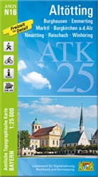 Landesamt für Digitalisierung Breitband un, Breitband und Vermessung Landesamt für Digitalisierung - ATK25-N16 Altötting (Amtliche Topographische Karte 1:25000)