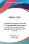 Paul Weidmann, Karl Engel - Johann Faust