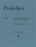 Fabian Czolbe - Sergej Prokofjew - Fünf Melodien op. 35a