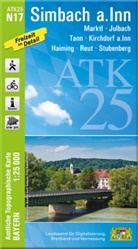 Landesamt für Digitalisierung Breitband un, Breitband und Vermessung Landesamt für Digitalisierung - ATK25-N17 Simbach a.Inn (Amtliche Topographische Karte 1:25000)