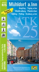 Landesamt für Digitalisierung Breitband un, Breitband und Vermessung Landesamt für Digitalisierung - ATK25-N15 Mühldorf a.Inn (Amtliche Topographische Karte 1:25000)