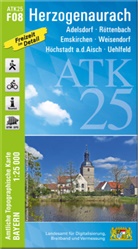 Landesamt für Digitalisierung Breitband un, Breitband und Vermessung Landesamt für Digitalisierung - ATK25-F08 Herzogenaurach (Amtliche Topographische Karte 1:25000)
