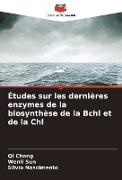 Qi Cheng, Silvio Nascimento, Wenli Sun - Études sur les dernières enzymes de la biosynthèse de la Bchl et de la Chl
