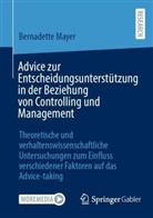 Bernadette Mayer - Advice zur Entscheidungsunterstützung in der Beziehung von Controlling und Management