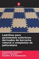 Thusitha. N. B Etampawala, H. M. J. C. Pitawala, H.M.J.C. Pitawala, Kirushanthi Thangavel - Ladrilhos para pavimentos exteriores derivados de borracha natural e compostos de poliuretano