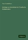 Franz Steindachner - Beiträge zur Kenntniss der Flussfische Südamerika's