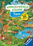 Caryad - Wimmeln, Rätseln, Stickern: Tiere