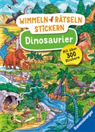 Caryad - Wimmeln, Rätseln, Stickern: Dinosaurier