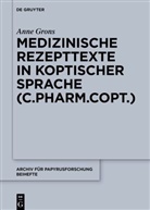 Anne Grons - Medizinische Rezepttexte in koptischer Sprache (C.Pharm.Copt.)