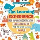 Jupiter Kids - Animal Coloring Book. Fun Learning Experience for Improved Identification and Knowledge of Sea Creatures and Animals. Coloring and How to Draw Templates for Relaxation