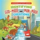 Jupiter Kids - Learning Activity Books. Identifying God-Made and Man-Made Creations. Toddler Activity Books Ages 1-3 Introduction to Coloring Basic Biology Concepts