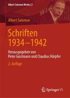 Albert Salomon, Peter Gostmann, Härpfer, Claudius Härpfer - Schriften 1934 - 1942