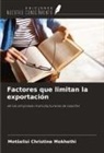 Mot¿elisi Christine Mokhethi - Factores que limitan la exportación