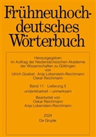 Oskar Reichmann - Frühneuhochdeutsches Wörterbuch - Band 11/Lieferung 5: Frühneuhochdeutsches Wörterbuch. Band 11/Lieferung 5