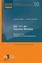 Michael Bünis, Michael (Dipl.-Wirtschaftsmathematiker) Bünis, Gos, Thomas Gossens - Das 1x1 der Internen Revision