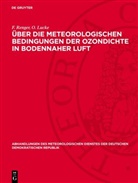 O. Lucke, F. Renger - Über die meteorologischen Bedingungen der Ozondichte in bodennaher Luft