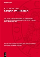 F. L. Cross, Elizabeth A. Livingstone - Studia Patristica - Vol. XV./1: Papers presented to the Seventh International Conference on Patristic Studies held in Oxford 1975