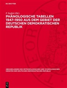F. Seyfert - Phänologische Tabellen 1947-1950 aus dem Gebiet der Deutschen Demokratischen Republik