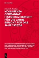 Friedrich Baethgen - Monumenta Germaniae Historica: Bericht für die Jahre Bericht für das Jahr 1957/58
