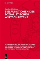 Gunther Kohlmey - Zielfunktionen des sozialistischen Wirtschaftens