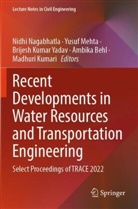 Ambika Behl, Brijesh Kumar Yadav et al, Madhuri Kumari, Yusuf Mehta, Nidhi Nagabhatla, Brijesh Kumar Yadav - Recent Developments in Water Resources and Transportation Engineering