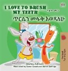 Shelley Admont, Kidkiddos Books - I Love to Brush My Teeth (English Amharic Bilingual Book for Kids)