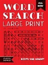 Daisy Seal, Seal Daisy - Word Search Large Print (Red)