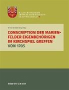 Gütersloh, Kreisarchiv Gütersloh, Gerhard Nobiling - Conscription der Marienfelder Eigenbehörigen im Kirchspiel Greffen von 1705