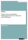 Anonym, Anonymous - Analyse einer systematischen Handlungsmethode. Die 5 Säulen der Identitätsbildung