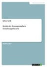 Göksel Çelik - Kritik der Rousseauschen Erziehungstheorie