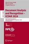 Elisa H. Barney Smith, Marcus Liwicki, Liangrui Peng - Document Analysis and Recognition - ICDAR 2024
