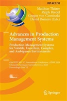Gregor von Cieminski, Ralph Riedel, David Romero, Matthias Thürer - Advances in Production Management Systems. Production Management Systems for Volatile, Uncertain, Complex, and Ambiguous Environments