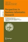 Václav ¿Epa, Emanuele Laurenzi, Raimundas Matulevi¿ius, Raimundas Matulevicius, Václav Repa - Perspectives in Business Informatics Research
