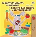 Shelley Admont, Kidkiddos Books - I Love to Eat Fruits and Vegetables (Amharic English Bilingual Children's Book)