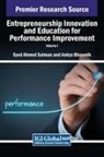 Amiya Bhaumik, Syed Ahmed Salman - Entrepreneurship Innovation and Education for Performance Improvement, VOL 1
