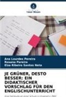 Ana Lourdes Pereira, Rosana Pereira, Santos Neta, Elza Ribeiro Santos Neta - JE GRÜNER, DESTO BESSER: EIN DIDAKTISCHER VORSCHLAG FÜR DEN ENGLISCHUNTERRICHT