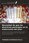 MANDEKE KUSONGESA Marcel - Necesidad de que los directivos participen en la elaboración del plan