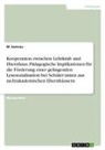 M Semrau, M. Semrau - Kooperation zwischen Lehrkraft und Elternhaus. Pädagogische Implikationen für die Förderung einer gelingenden Lesesozialisation bei Schüler:innen aus nichtakademischen Elternhäusern